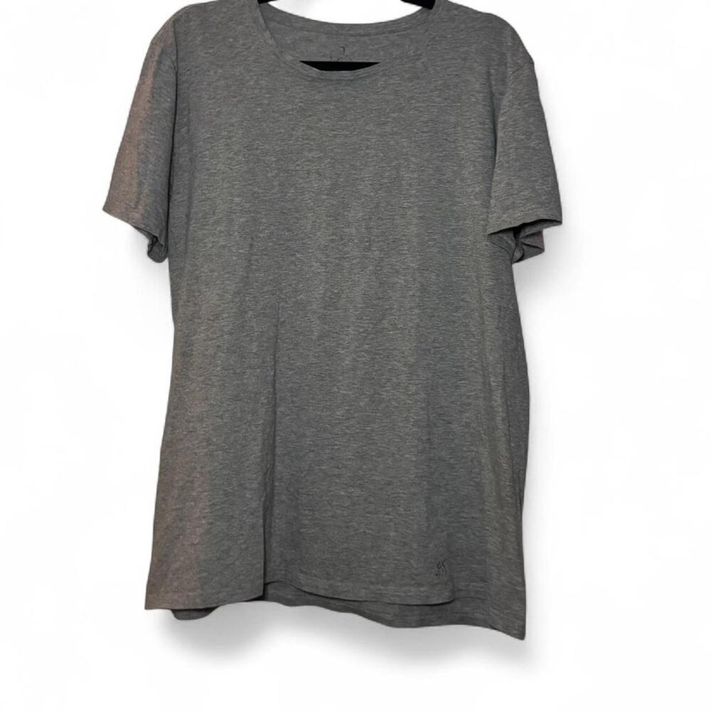 KUWALLA Tee Men's Basics Solid Heather Grey Crewneck T-Shirt — XXL - Picture 4 of 5